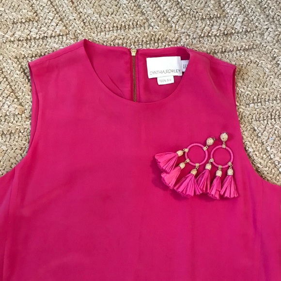 Beautiful 100% silk pink sheath dress! - Picture 2 of 5